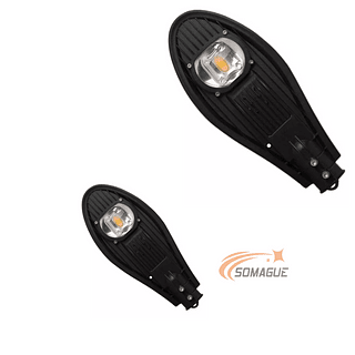 Kit 10 Luminária Led 50w Iluminação Publica Poste P/d'água