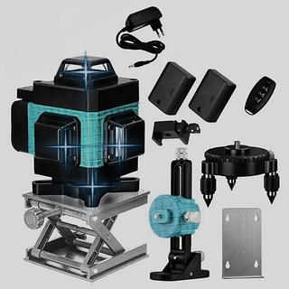 Nível Laser Verde 16 Linhas 4d Autonivelante Com 2 Baterias